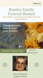 Mobile Screenshot of bratleyfamilyfuneralhomes.com
